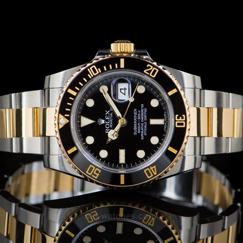 rolex submariner date oyster 40mm steel and yellow gold|submariner date rolex price.